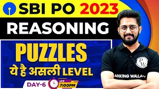 SBI PO 2023 | Puzzle Reasoning | Puzzle Solve Trick & Questions | SBI PO Reasoning | By Sachin Sir