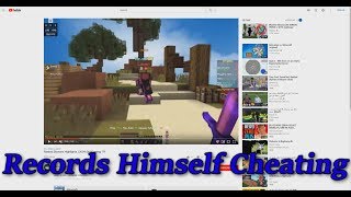 The State of Ranked Skywars (Leaderboard Player CHEATS IN THEIR OWN VIDEO)