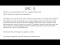 ORC segment