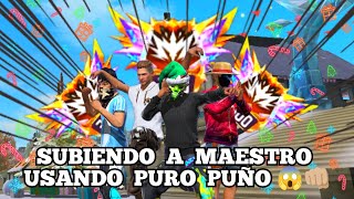 INTENTANDO SUBIR A MAESTRO EN DUELO DE ESCUADRAS USANDO SOLO PUÑOS CON BOTSITO, MUAY Y LUFFY 😱👊🏼🔥