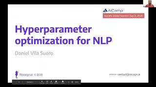 AutoML20: Hyperparameter optimization for NLP with Ray Tune