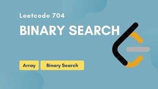 Binary Search | Leetcode 704 | Array | Binary Search