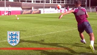 Jordon Ibe ferocious volley in training - 16th December | FATV Advent Calendar 2015