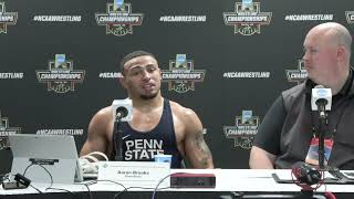 Aaron Brooks (Penn State) after 184 NCAA semifinals win