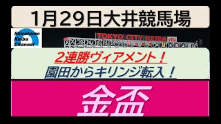 【競馬予想】SⅡ金盃～２０２５年１月２９日 大井競馬場 ：１－４２