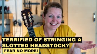 Terrified of stringing a slotted headstock? Fear no more!