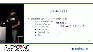 RubyConf 2022: Building Native GUI Apps in Ruby by Andy Maleh