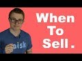 When to Sell a Stock or Investment