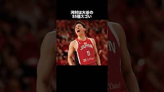 河村は大谷の55倍スゴい#nba #バスケ