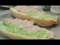 subway restaurant inspired sub sandwich with extra toppings