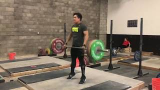 DELTA Weightlifting: Hang Clean Extension Below Knee