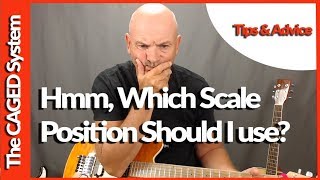 Best Scale Positions To Use with The CAGED System - Guitar Lesson