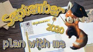 September 2020 Plan With Me + Alastair Method I Bujo Jo