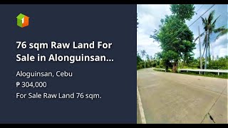 76 sqm Raw Land For Sale in Alonguinsan Cebu daplin sa hi way