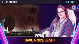 Have A Nice Death by allison8bit in 21:08 - Awesome Games Done Quick 2025