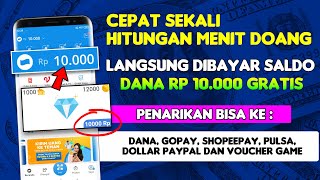 APLIKASI TERCEPAT : CUMA HITUNGAN MENIT LANGSUNG DIBAYAR Rp 10.000 !! APLIKASI PENGHASIL UANG 2022