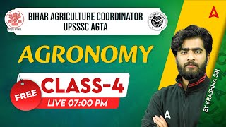 Bihar Agriculture Coordinator UPSSSC AGTA | AGRONOMY | CLASS-4 | By Krashna Sir