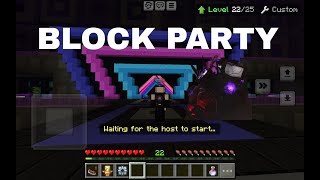 Playing block party (i got at 1st place at the end)