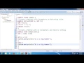 Java Program Example, Comments in Java Programs and Java Data Types