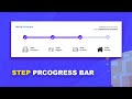 Create Step Progress Bar Using HTML And CSS | HTML And CSS Tutorials For Beginners