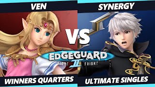 Edgeguard II - Ven (Zelda) Vs. Synergy (Robin) SSBU Ultimate Tournament