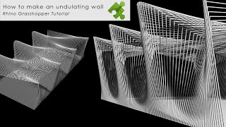 How to make an undulating wall Rhino Grasshopper Tutorial