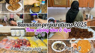 Ramadan Preparations for WORKING WOMEN | Time Saving Idea \u0026 Tips | abu dhabi