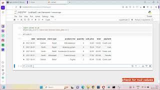 null values & data types