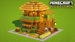 Minecraft: How to build a SMALL SURVIVAL HOUSE!                 (EASY HOUSE TUTORIAL)
