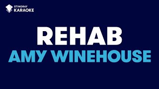 Rehab in the style of Amy Winehouse karaoke video with lyrics