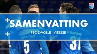 Samenvatting PEC Zwolle - Vitesse