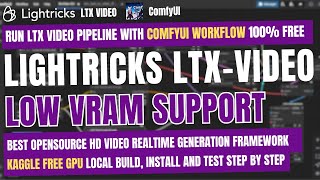 LTX-Video: Real-time HD Video Generator (Low VRAM LTXV ComfyUI Local Install Tutorial)