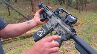 2AR Tactical custom built PDW Honey Badger Pistol with the SBA3 Brace!