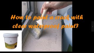 Transparent Waterproof Coating is a transparent glue used for waterproofing and