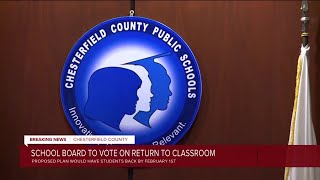 Chesterfield Schools recommending return to in-person learning