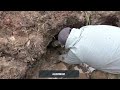 excavation of a german bunker full of artifacts. part 1 ww2 metal detecting