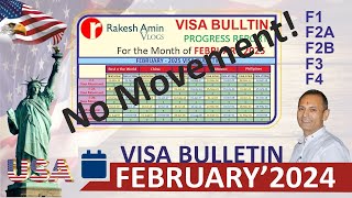 USA February 2025 Visa Bulletin Update, F1,F2A,F2B,F3,F4 Final Action Date, Date of Filling