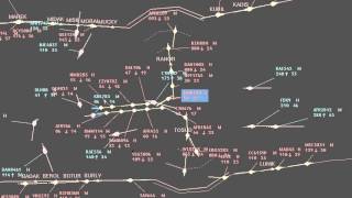 Point Merge: 4 entry points and 2 runways