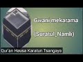 Suratul namli gwani shu'aibu mai karama kano