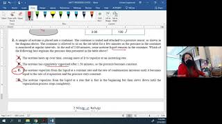 AP Chem Unit 7 Progress Check Multiple Choice Part 1