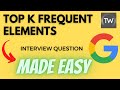 Top K Frequent Elements - Leetcode 347 - Python
