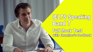 IELTS Speaking Test Band 7 (Switzerland), with Examiner's Feedback