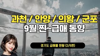 경기도 9월 과천,안양,의왕,군포 부동산 동향 #급매물 #부동산 #임장