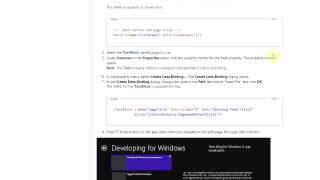 Windows 8 Development - Data Binding Grid Title