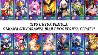 TIPS UNTUK PEMULA - PROGRES CEPAT MAIN MLA - Mobile Legends: Adventure .