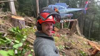Starting new block, steep ground, big wood and a sweater update