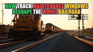 How Track Maintenance Windows Reshape the Whole Railroad