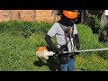 atenção qual a diferença stihl fs 160 toyama tbc 52x máquinas roçadeira em teste