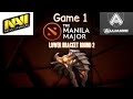 NaVi vs Alliance - Game 1 - Manila Major Main Event - Highlights