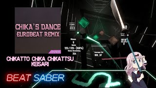 Beat Saber: Chikatto Chika Chikattsu (Eurobeat remix) - Keisari | Expert+ | 81.23% - S |